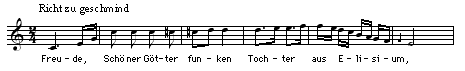 [楽譜]ハ長調2/4拍子